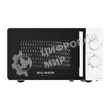 Микроволновая печь Willmark WMO-281XW белый, 20 л, 700 Вт, переключатели - поворотный механизм