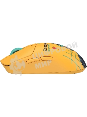 Мышь беспроводная/проводная A4Tech Bloody R72 Ultra желтый, 20000 dpi, радиоканал, USB-C, кнопки - 7