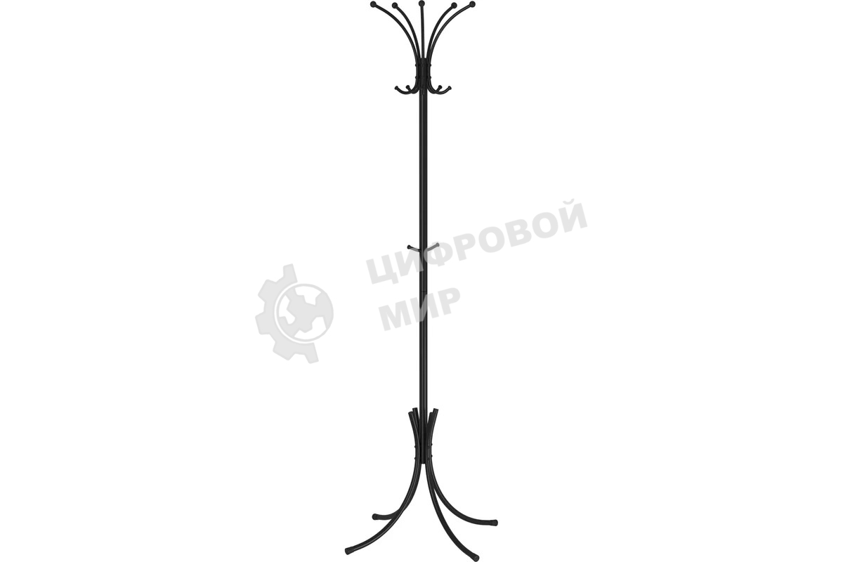 Вешалка напольная ЗМИ Корона стойка черный ВНП 366