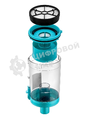 Пылесос вертикальный BRAYER BR4271 голубой, питание от сети, 185 Вт, уборка сухая, пылесборник 0.8 л