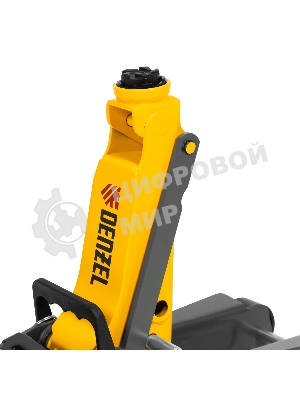 Домкрат гидравлический подкатной с фиксатором Denzel 2,5 т, 85-385 мм