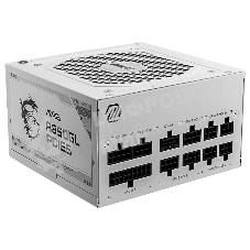 Блок питания MSI MAG A850GL PCIE5 WHITE, 850W, 80 PLUS Gold, полностью модульный, ATX 3.0, PCIE5, RTL белый