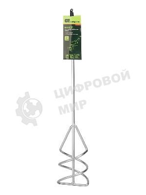 Миксер из оцинкованной стали Сибртех, D 120 мм, L 570 мм,для красок и штукатурных смесей