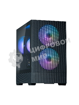 Компьютерный корпус ZALMAN P30 AIR, MATX, BLACK, WINDOW, 2xCombo (3.5'' or 2.5''), 3x2.5