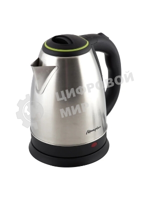 Чайник электрический Матрена MA-001 1.8 л,сталь,цвет крышки зеленый (005458)