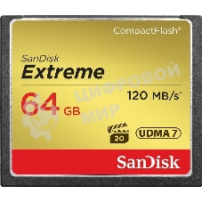 Флеш карта CF 64Gb SanDisk Extreme 120Mb/s