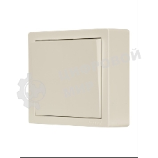 Выключатель 1-кл. ОП LETO крем LEZARD 752-0300-100