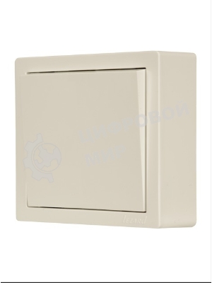 Выключатель 1-кл. ОП LETO крем LEZARD 752-0300-100
