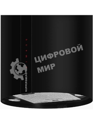 Вытяжка Kuppersberg VORTEX B ширина 40 см, отвод/рециркуляция, 800 м3/час, электронное сенсорное управление, 5 скоростей, светодиодное освещение 2х1 Вт, металлические жироулавливающие фильтры, угольный фильтр KF-ES (опция), 42 дБ, черный