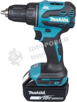 Дрель-шуруповерт Makita DDF490SFJ 12, 18 В, 3 Ач, 50 Нм, бесщеточный
