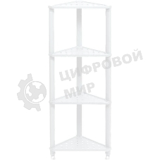 Этажерка VIOLET VIKEA 4-х ярусная (белый) 786406