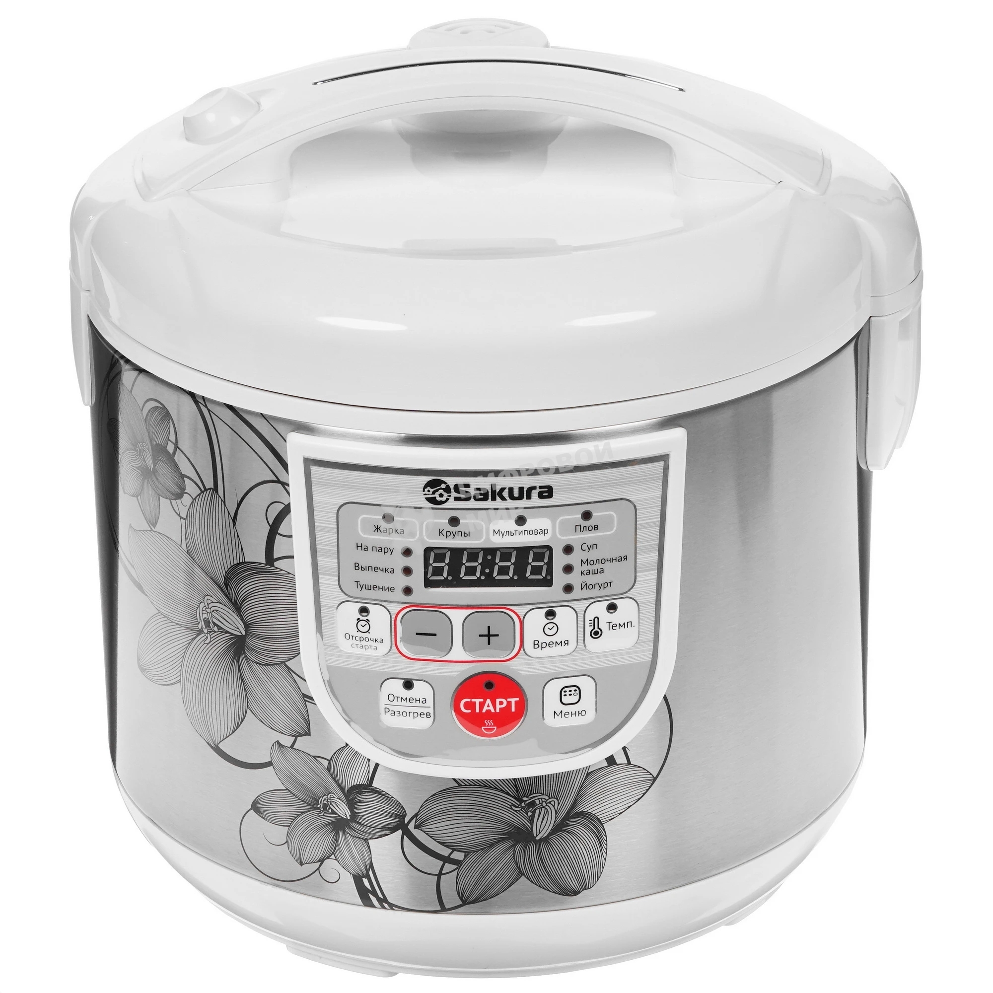 Мультиварка Sakura SA-7753W 5 л, 800 Вт, функция 