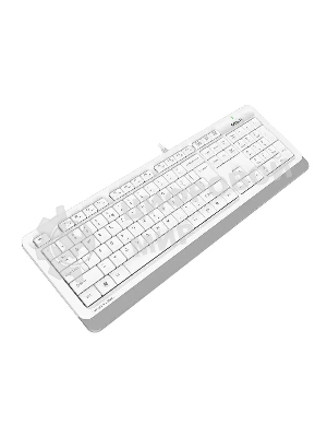 Клавиатура проводная A4Tech Fstyler FK10, USB, белый/серый