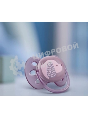 Пустышка Philips Avent ultra soft, собачка, 6-18 мес., 1 шт.