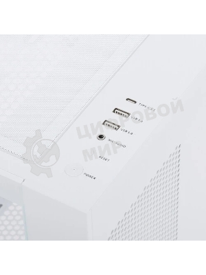 Компьютерный корпус PcCooler C3 T500 WH белый без БП ATX 2xUSB 3.0 1xUSB3.1 audio bott PSU