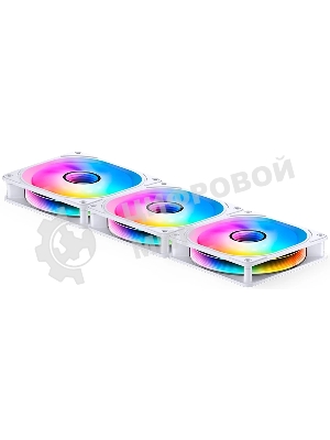 Вентилятор для корпуса JONSBO FR-606WR Reverse (120x120x25мм, 4-pin PWM, ARGb, 35.99CFM, 26.5dBA, 1500RPM, белый)