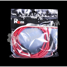 Шнур питания с фиксатором REM IEC 60320 C13/IEC 60320 C14, 10 А/250 В (3 * 1,0), длина 1,8 м, красный R-10-Cord-C13-C14-1.8-Red