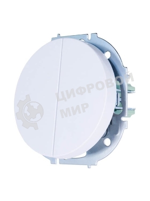 Выключатель 2-кл. LEZARD СП OSEN 10А IP20 механизм, бел. 743-0288-101