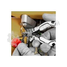 Длинногубцы Matrix Mini, 125 мм изогнутые, авторазжим, PRO