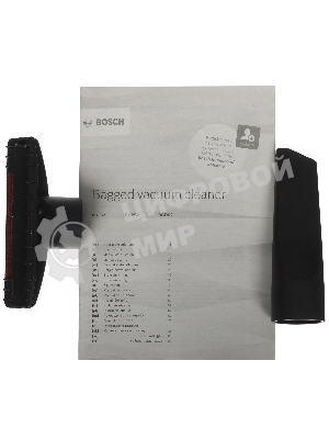 Пылесос Bosch BGBS2LB1 черный, 600 Вт, уборка сухая, пылесборник мешок 3.5 л