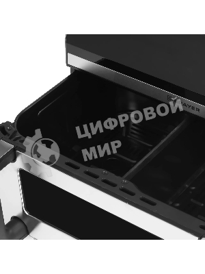 Аэрогриль BRAYER BR2055 черный, 2200 Вт, 11 л, сенсор, 10 программ