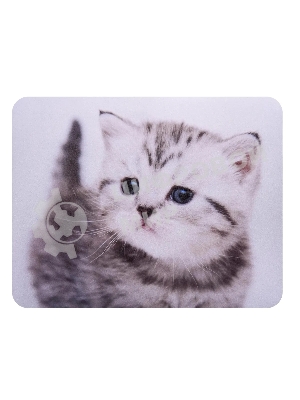 Коврик для мыши Buro BU-M40087 рисунок/котенок