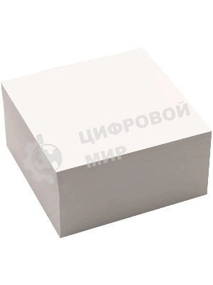 Блок для записей бумажный Silwerhof Daily Премиум 90х90х50мм, 80 г/м2, белый