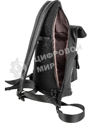 Рюкзак слинг Piquadro Harper CA6784AP/N черный кожа