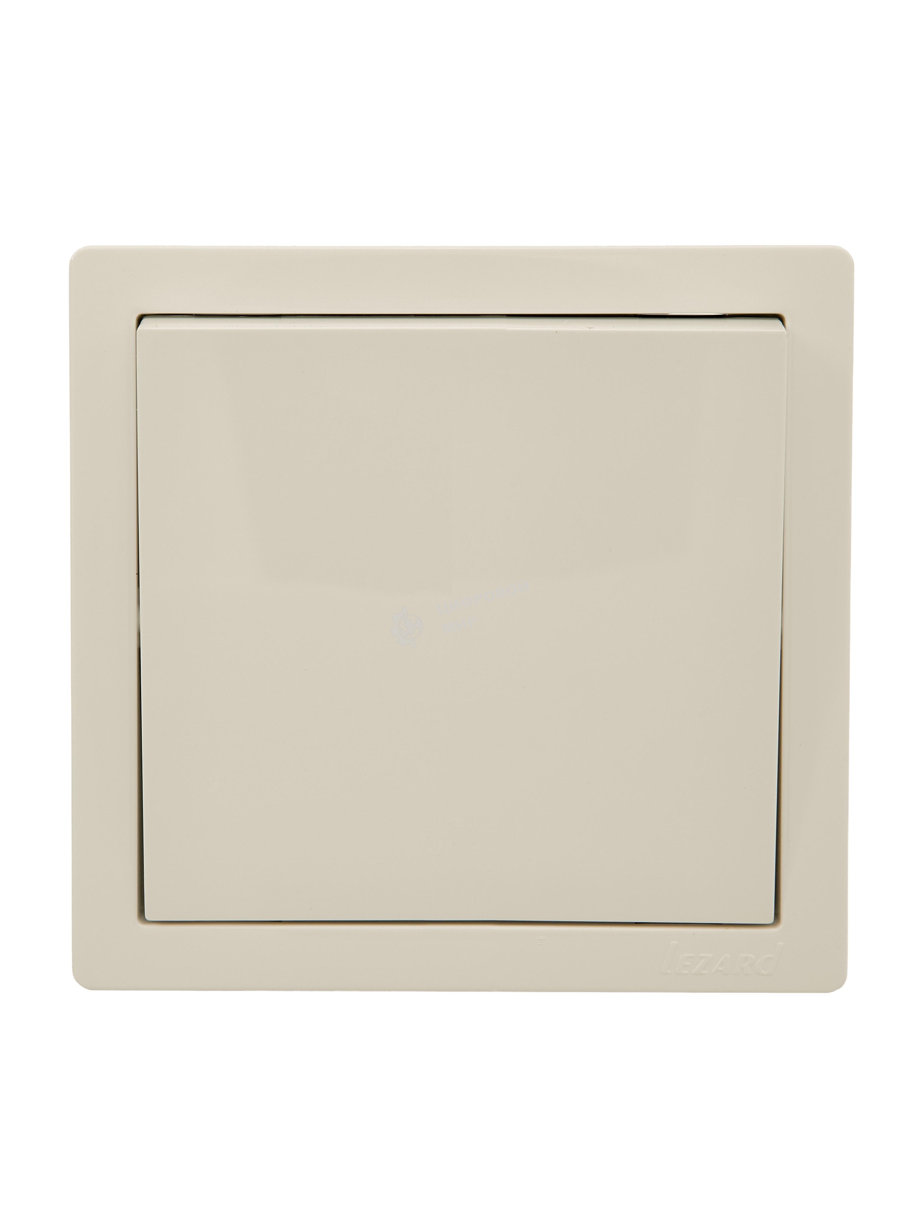 Выключатель 1-кл. ОП LETO крем LEZARD 752-0300-100