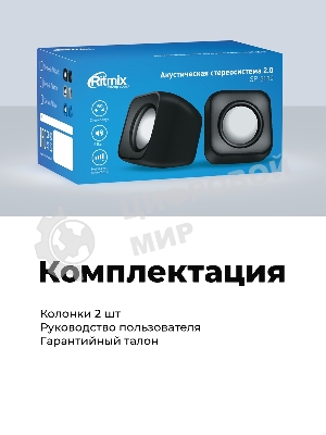 Портативная колонка Ritmix SP-3010 черный