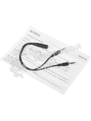 Гарнитура A4Tech Fstyler FH200i серый, проводная