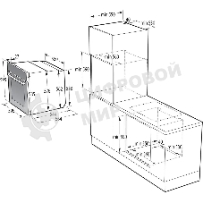Независимая духовка Gorenje BOSX6737E09BG, встраиваемый