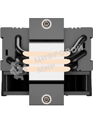 Кулер для процессора PCCooler R300 BK S115X/1200/1700/1851/AM4/AM5 (TDP 150W, 92mm Fan, 3 тепловые трубки 6мм, 800-2200RPM, 18-30dBa)