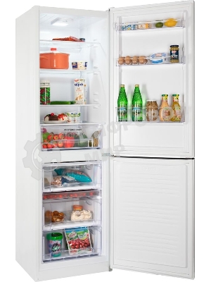 Холодильник Nordfrost NRB 152 W белый двухкамерный 205/115л морозилка снизу