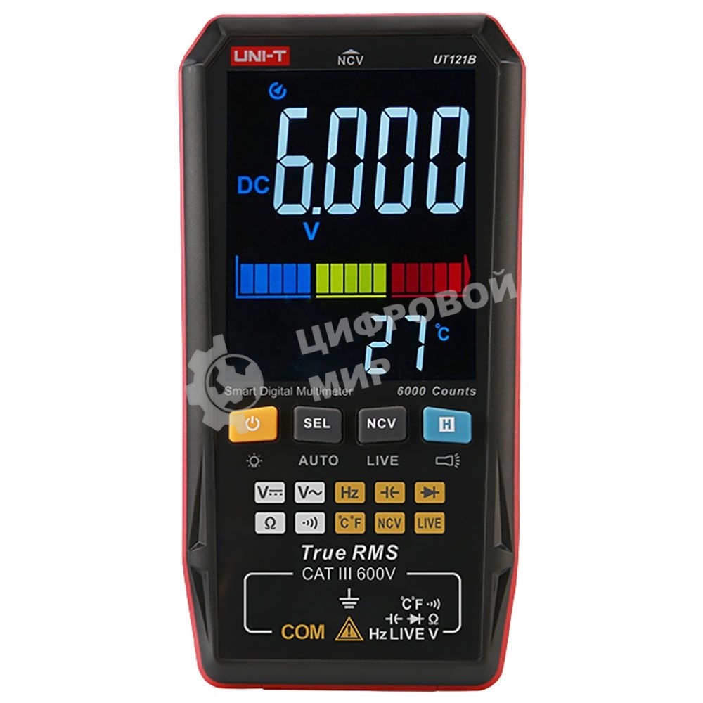 Мультиметр портативный СМАРТ UNI-T UT121B