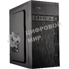 Компьютерный корпус KingPrice KPCC-MN210 черный без БП mATX 1x80мм 2x120мм 2xUSB 2.0 audio