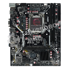 Материнская плата AFOX IH510D4-MA6-V2, LGA 1200, Intel H510, 2xDDR4, 3xSATA, 1xM.2, 1xPCI-E 4.0 x16, 1xPCI-E x1, 1xVGA, 1xHDMI, 1x 1Gb LAN, 2xUSB 2.0, 2xUSB 3.0, 2xPS/2, 6.1, mATX