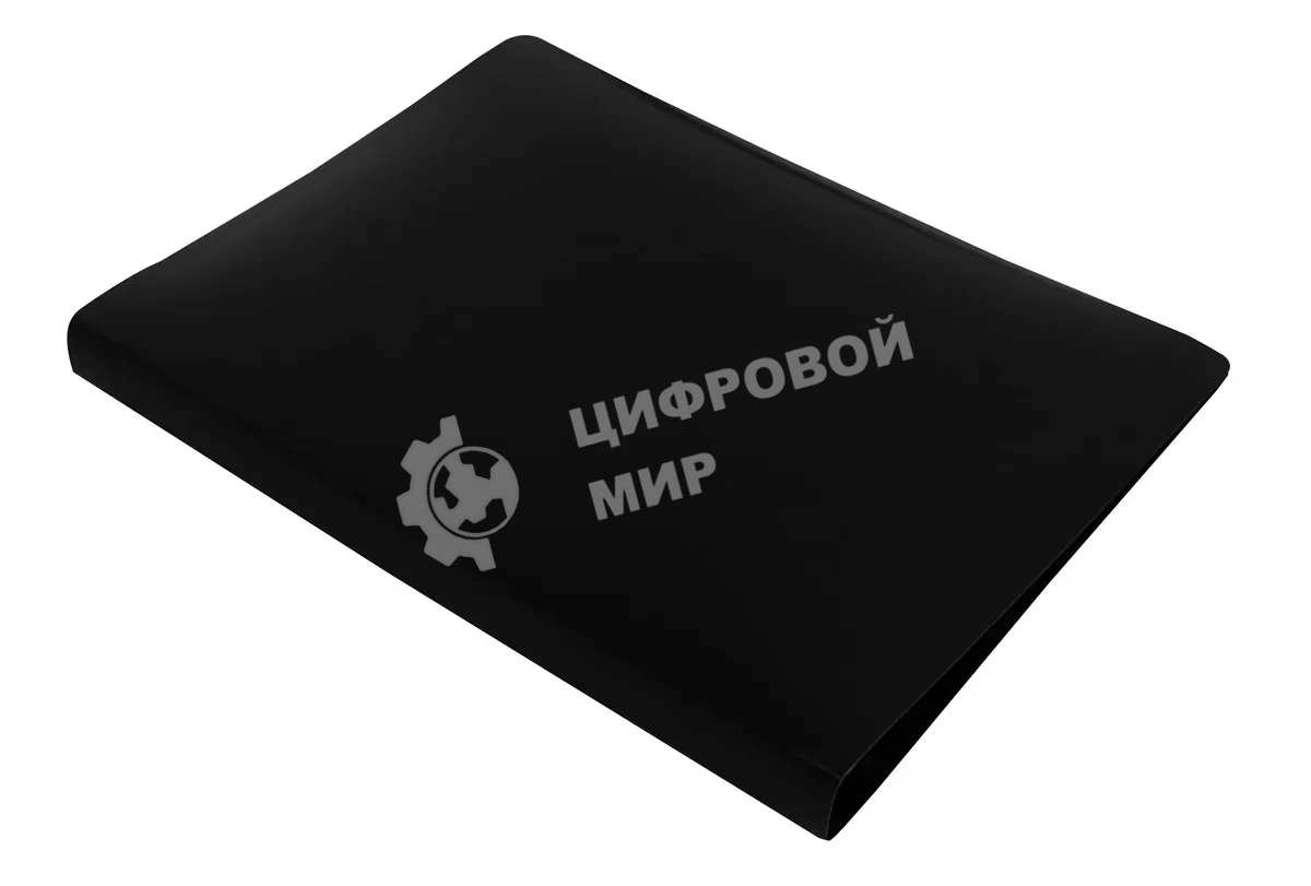 Папка с металлическим пружинным скоросшивателем Бюрократ DeLuxe DL07PBLCK A4, пластик, 0.7мм, корешок 27мм, черный