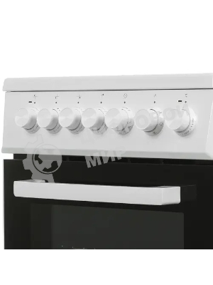 Плита электрическая Beko FSE57110GW белый, конфорок 4 шт, духовка 55 л, гриль, 50 см x 85 см x 60 см