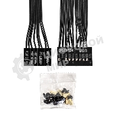 Компьютерный корпус Minitower ExeGate BAA-308-AAA400 (mATX, БП AAA400 с вент. 8см, 2хUSB, HD Audio, черный)