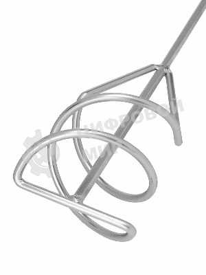 Миксер из оцинкованной стали Сибртех, D 120 мм, L 570 мм,для красок и штукатурных смесей