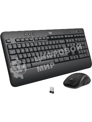Комплект клавиатура+мышь Logitech MK540 беспроводной, USB, 1000 DPI, чёрный