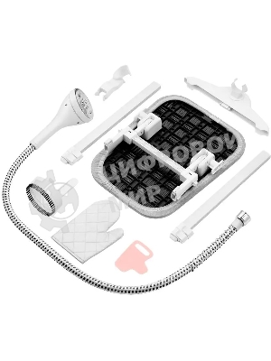 Отпариватель Kitfort КТ-9122 белый/серый, 1800 Вт, 35 г/мин, 2400 мл