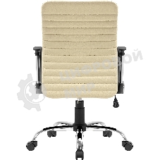 Кресло Defender DUBLIN бежевый, экокожа