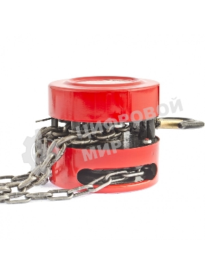 Таль цепная Matrix 1 т, h подъема 2,5 м, расстояние между крюками 300 мм