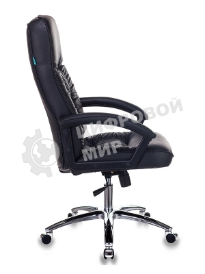 Кресло Бюрократ T-9908AXSN-AB черный, кожа