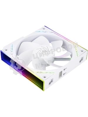 Кулер для корпуса Thermalright TL-M12QRW Reverse (124x120x25mm, 4-pin PWM, ARGB, 47.6CFM, 23.2dBA, 1500RPM, White)