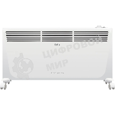 Конвектор электрический Ballu Enzo BEC/EZER-2000 белый, 2000 Вт, 25 м2, термостат, дисплей