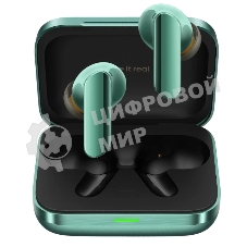 Наушники TWS Realme Buds Air 7 Pro RMA2407 зеленый, внутриканальные, Bluetooth, активное шумоподавление, до 48 ч