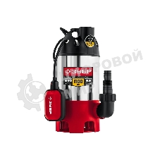 Насос ЗУБР НПГ-М3-1100-С, дренажный для грязной воды, корпус - нерж. сталь, 1100 Вт